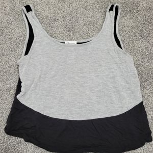 Black and grey tank top